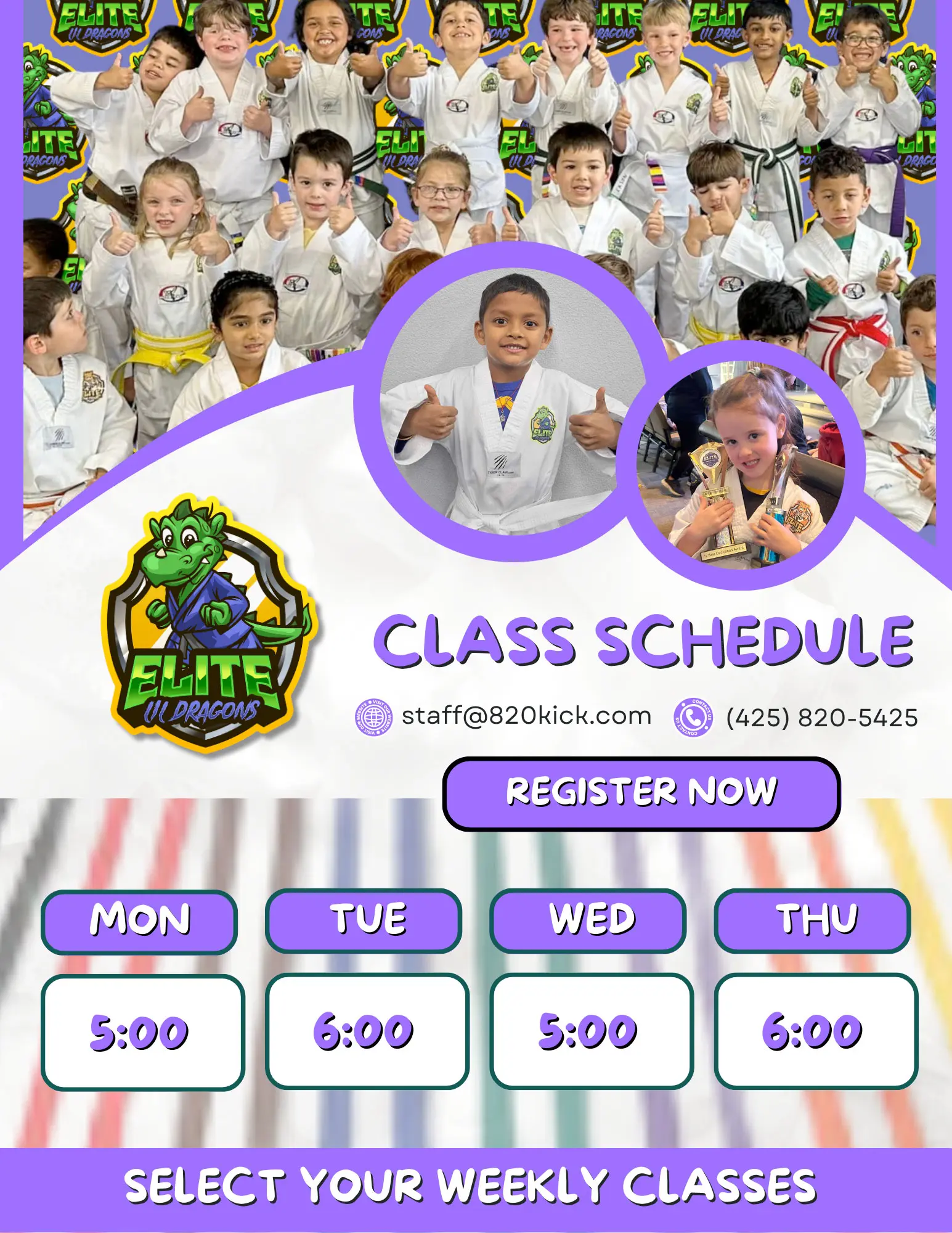 Kids (Little Dragons) Times &amp; Web Special